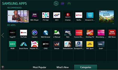 Samsung Smart Tv Apps